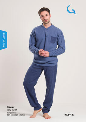 MEN'S PAJAMAS M/L V60096 Tellini S.r.l. Wholesale Clothing